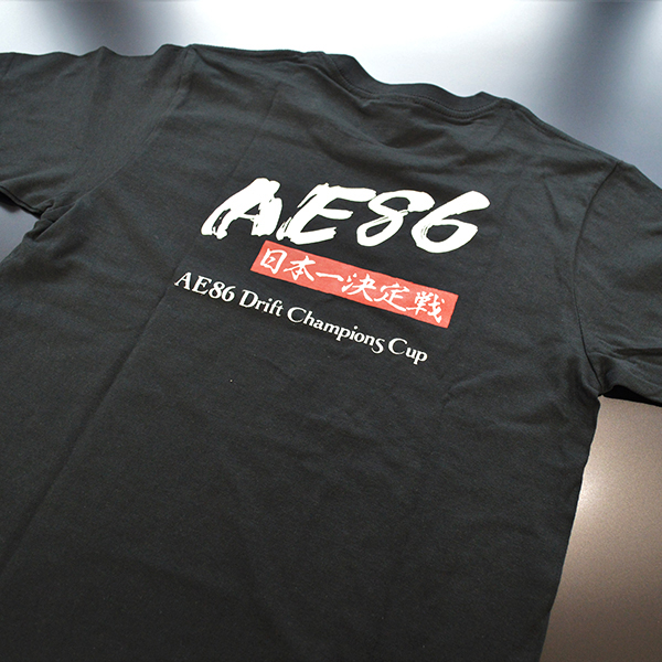 AE86 Drift Champions Cup オリジナルTシャツ ブラック